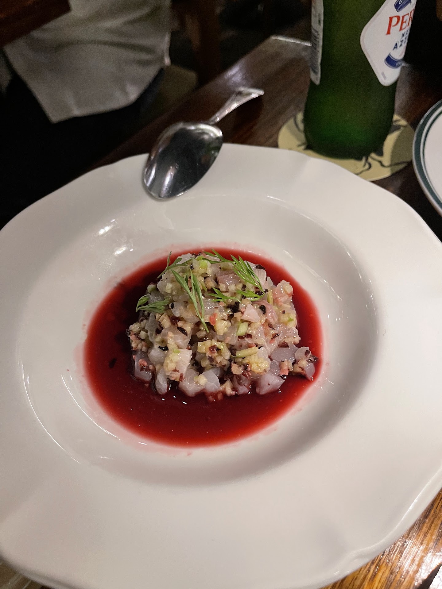 Seafood crudo plate at Scala Lane